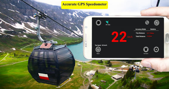 اسکرین شات برنامه Accurate Speedometer GPS Speed 5