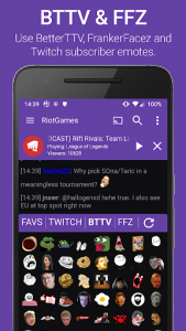اسکرین شات برنامه mChat for Twitch 2