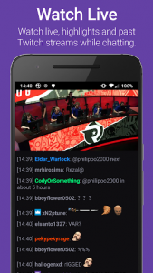 اسکرین شات برنامه mChat for Twitch 4