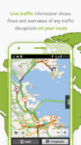 اسکرین شات برنامه Wisepilot - GPS Navigation 5