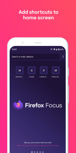 اسکرین شات برنامه Firefox Focus: No Fuss Browser 5