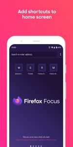 اسکرین شات 5 برنامه Firefox Focus Browser