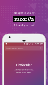 اسکرین شات برنامه Firefox Klar: No Fuss Browser 3