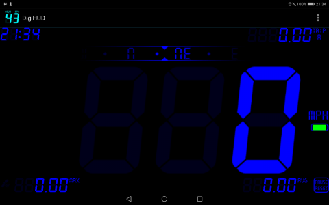 اسکرین شات برنامه DigiHUD Speedometer 1