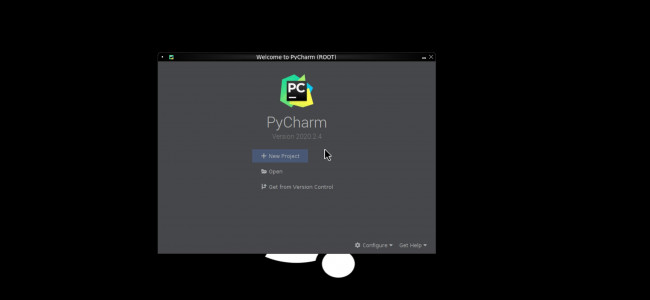 اسکرین شات برنامه pycharm 4