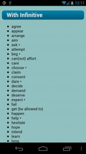 اسکرین شات 7 برنامه English Verbs