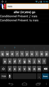 اسکرین شات برنامه French Verbs 3