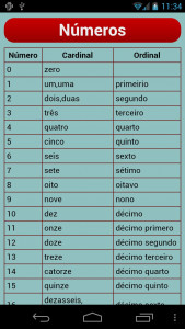اسکرین شات برنامه Portuguese Verbs 7