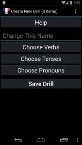 اسکرین شات 5 برنامه French Verb Trainer