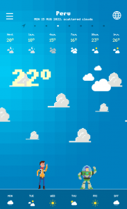 اسکرین شات برنامه Pixel Weather 5