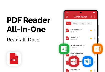 اسکرین شات 1 برنامه PDF Reader App - Read All PDF