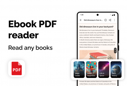 اسکرین شات 3 برنامه PDF Reader App - Read All PDF