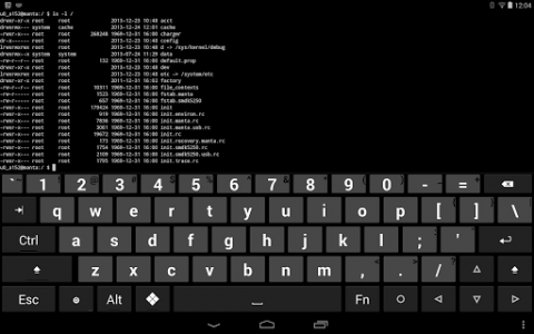 اسکرین شات برنامه Hacker's Keyboard 8