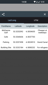 اسکرین شات برنامه UTM Map 5