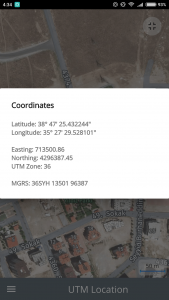 اسکرین شات برنامه UTM Location 3