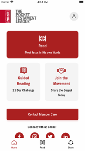 اسکرین شات 1 برنامه Read Carry Share