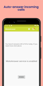 اسکرین شات برنامه MotoAnswer 1