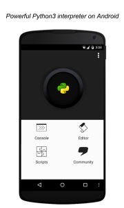 اسکرین شات 1 برنامه QPython3 - Python for Android