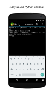 اسکرین شات 3 برنامه QPython3 - Python for Android