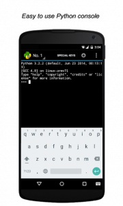 اسکرین شات برنامه QPython 3L - Python for Android 3