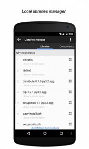 اسکرین شات برنامه QPython 3L - Python for Android 4