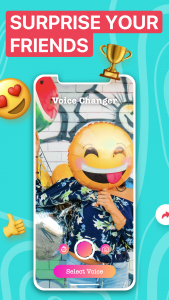 اسکرین شات برنامه Voicer Celebrity Voice Changer 4