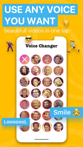 اسکرین شات برنامه Voicer Celebrity Voice Changer 1