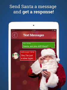 اسکرین شات 3 برنامه Message from Santa! video&call