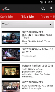 اسکرین شات برنامه SAT-7 TURK 2