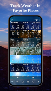 اسکرین شات برنامه World Weather Clock Widget 3