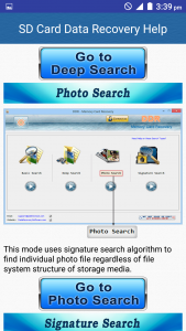 اسکرین شات برنامه SD Card Data Recovery Help 4