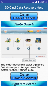 اسکرین شات 4 برنامه SD Card Data Recovery Help