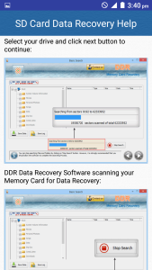 اسکرین شات 5 برنامه SD Card Data Recovery Help