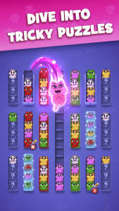 اسکرین شات 3 بازی Kitty Sort: Twisted Tails