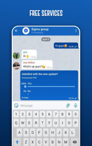 اسکرین شات برنامه Sigma Messenger, A Super Fast Telegram 4