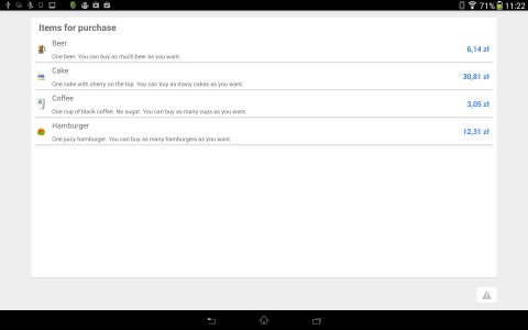 اسکرین شات برنامه Checkout (In-App Billing v.3) 3