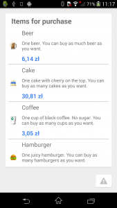 اسکرین شات برنامه Checkout (In-App Billing v.3) 1