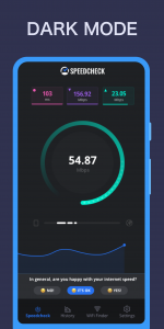 اسکرین شات برنامه SPEEDCHECK Internet Speed Test 2