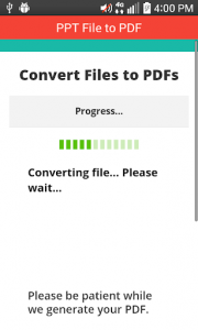 اسکرین شات برنامه PPT File to PDF 4