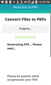 اسکرین شات برنامه Word DOC to PDF 4