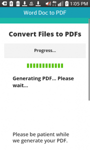 اسکرین شات برنامه Word DOC to PDF 7