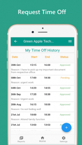 اسکرین شات برنامه Employee Attendance App to track time & location. 5