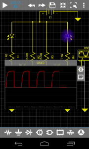 اسکرین شات برنامه Droid Tesla Circuit Simulator 4