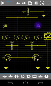 اسکرین شات برنامه Droid Tesla Circuit Simulator 3