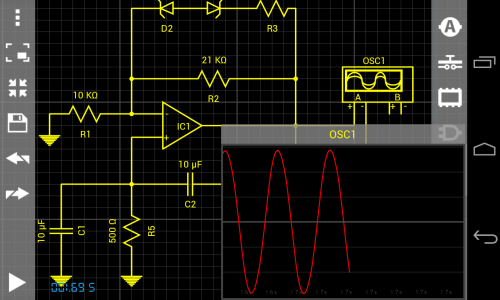 اسکرین شات برنامه Droid Tesla Circuit Simulator 5