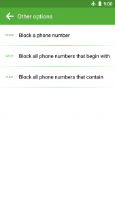 اسکرین شات برنامه Call & SMS Blocker - Blacklist 3