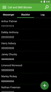 اسکرین شات 5 برنامه Call & SMS Blocker - Blacklist