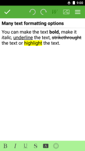 اسکرین شات 2 برنامه Simple notepad