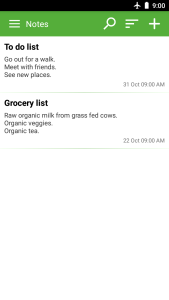 اسکرین شات 1 برنامه Simple notepad