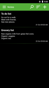 اسکرین شات 5 برنامه Simple notepad